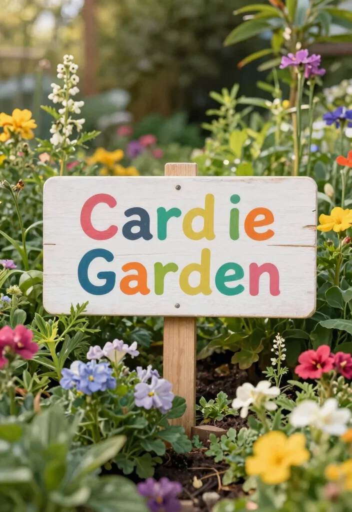 14 Backyard Pallet Ideas That Are Budget-Friendly & Surprisingly Chic - 14. Pallet Garden Sign 1