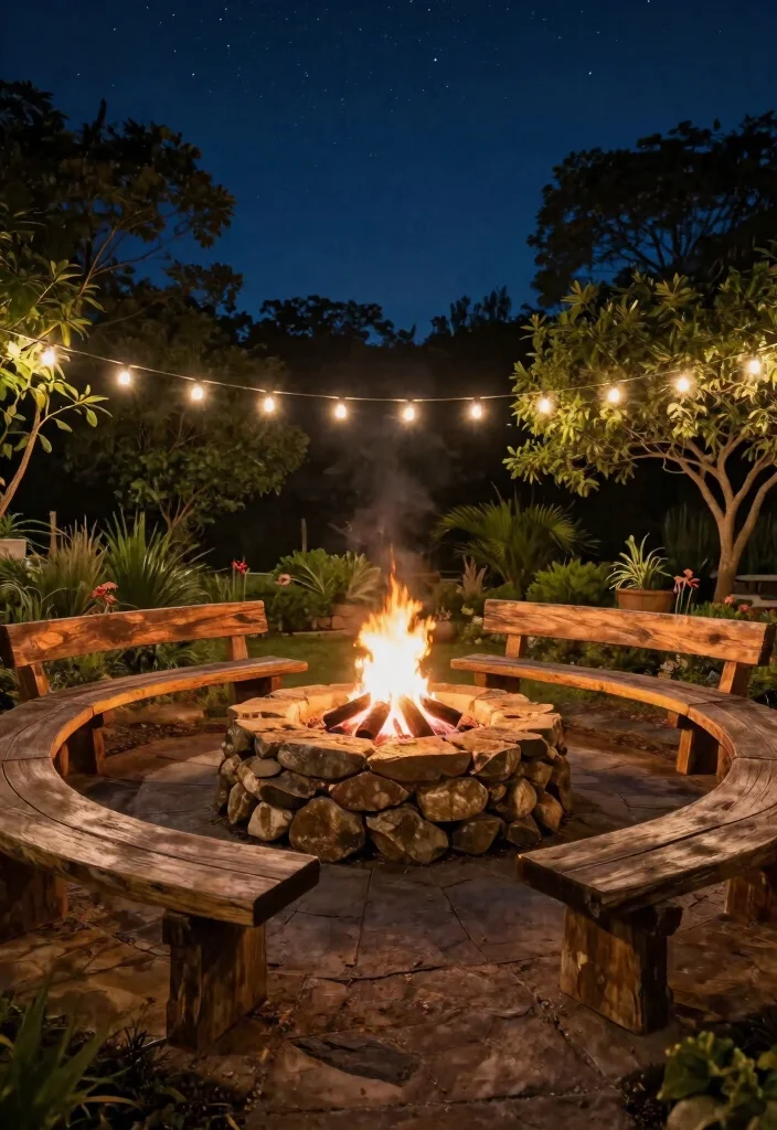 14 Bon Fire Pit Ideas for Cozy Backyard Nights - 1. The Classic Stone Fire Pit 1