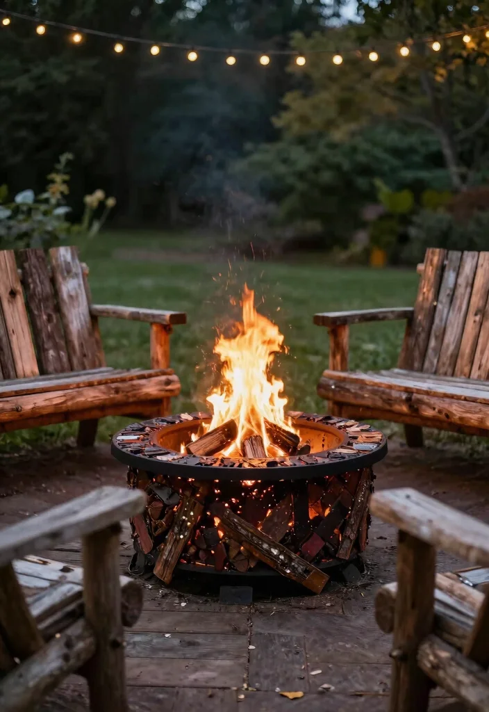 14 Bon Fire Pit Ideas for Cozy Backyard Nights - 11. Eco-Friendly Fire Pit 1