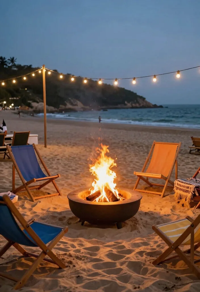 14 Bon Fire Pit Ideas for Cozy Backyard Nights - 12. Fire Pit Surrounded by Sand 1