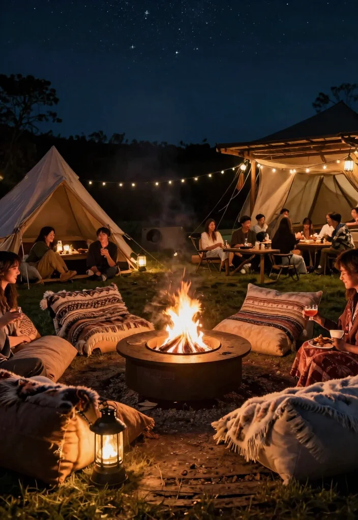 14 Bon Fire Pit Ideas for Cozy Backyard Nights - 14. Themed Fire Pit Setup 1