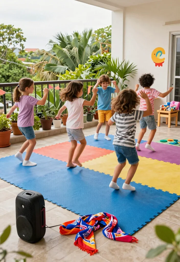 14 Kids Balcony Ideas for a Safe & Playful Mini Paradise - 12. Space for Dance and Movement 1