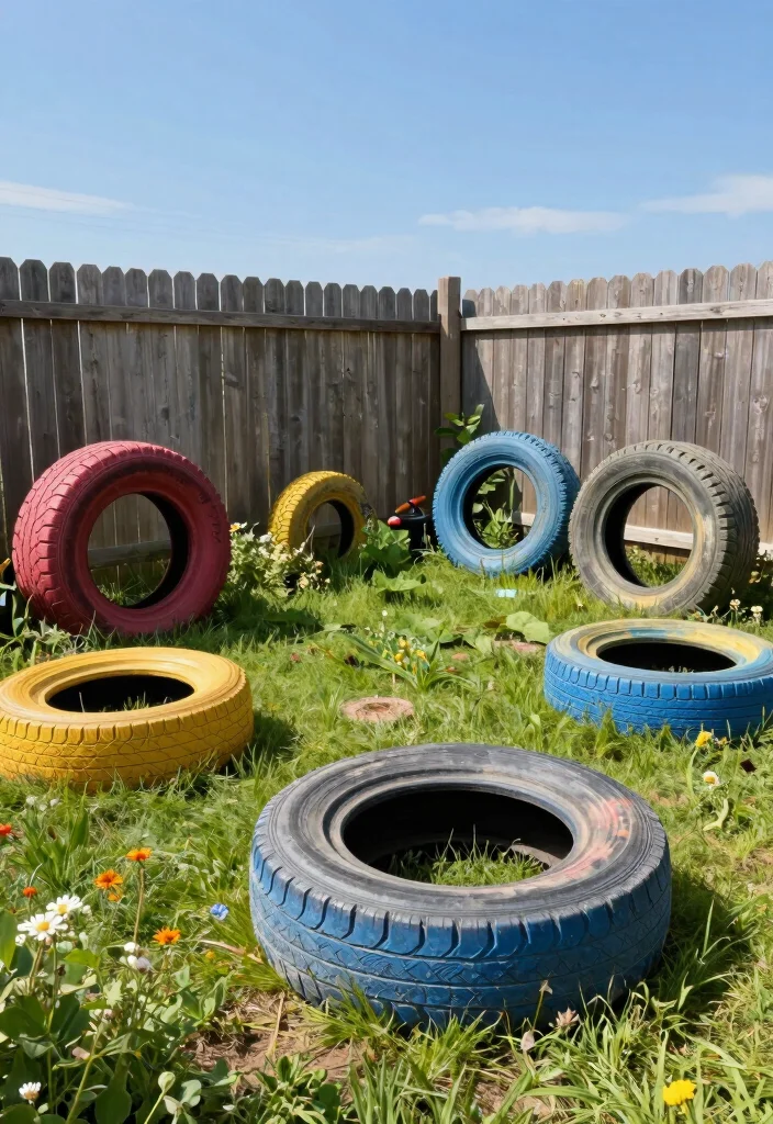 14 Outdoor Gym Ideas Backyards Fitness Lovers Will Love 1 14 Outdoor Gym Ideas Backyards Fitness Lovers Will Love - 1. Recycled Tire Workout Stations 1