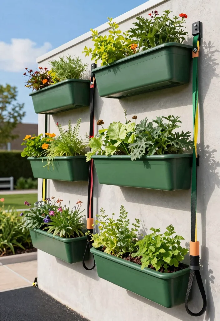 14 Outdoor Gym Ideas Backyards Fitness Lovers Will Love 13 14 Outdoor Gym Ideas Backyards Fitness Lovers Will Love - 3. Vertical Garden Gym Wall 1