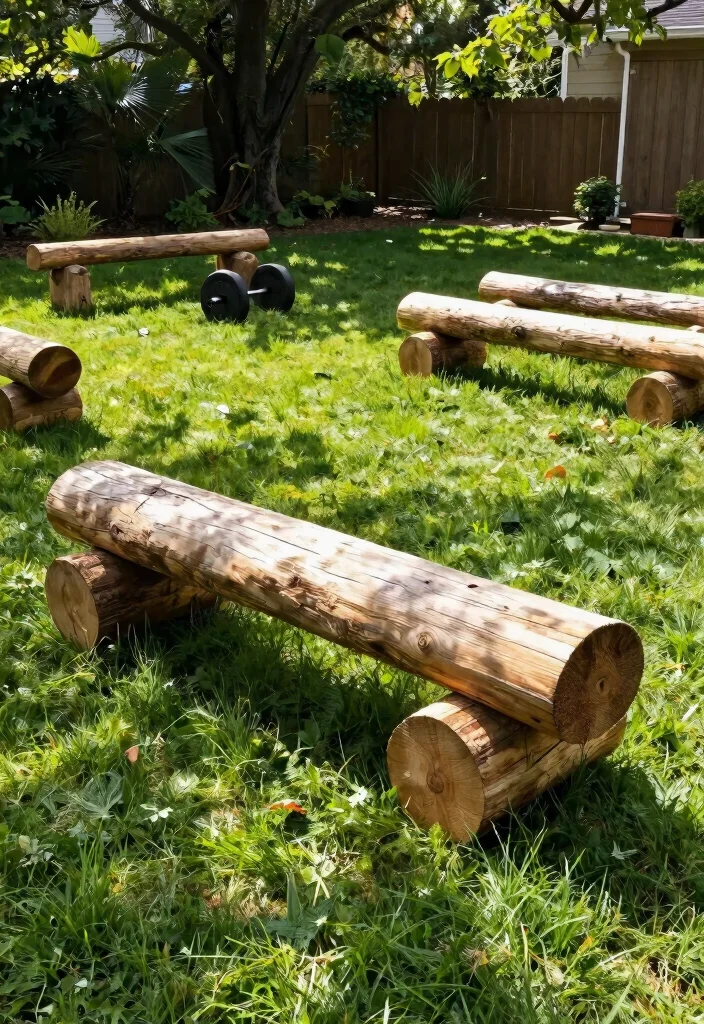 14 Outdoor Gym Ideas Backyards Fitness Lovers Will Love 15 14 Outdoor Gym Ideas Backyards Fitness Lovers Will Love - 5. Natural Wood Strength Training 1