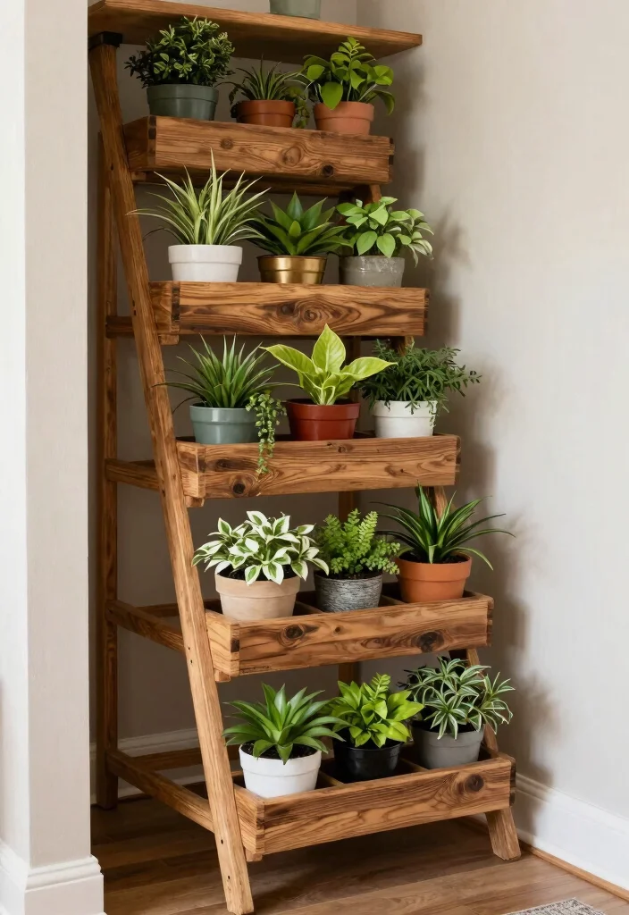 14 Slanted Closet Ideas for Sloped Ceiling Spaces That Actually Work - 11. Wine Rack Planter 1