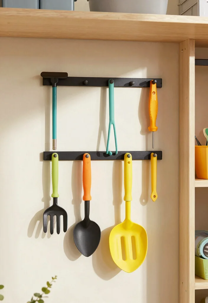 14 Slanted Closet Ideas for Sloped Ceiling Spaces That Actually Work - 9. Magnetic Tool Strips 1