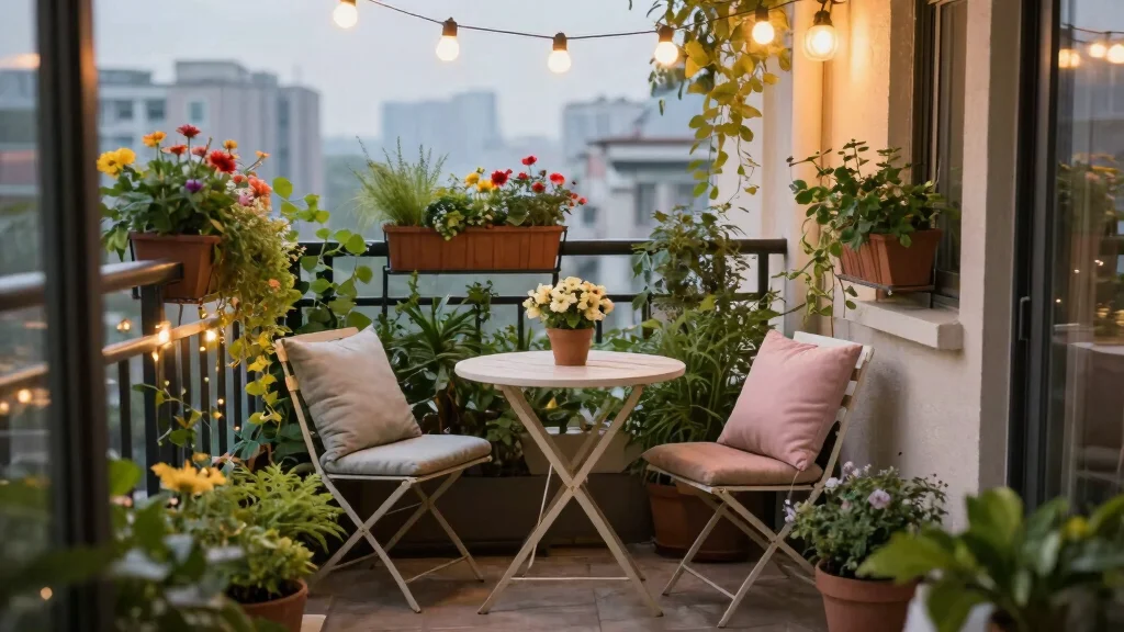 14 Small Closed Balcony Ideas That Feel Bright & Cozy