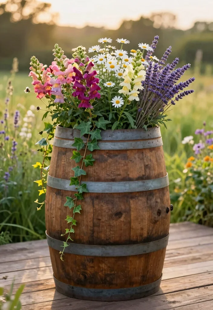 14 Snapdragon Planter Ideas for a Blooming Beautiful Display - 3. Rustic Charm 1