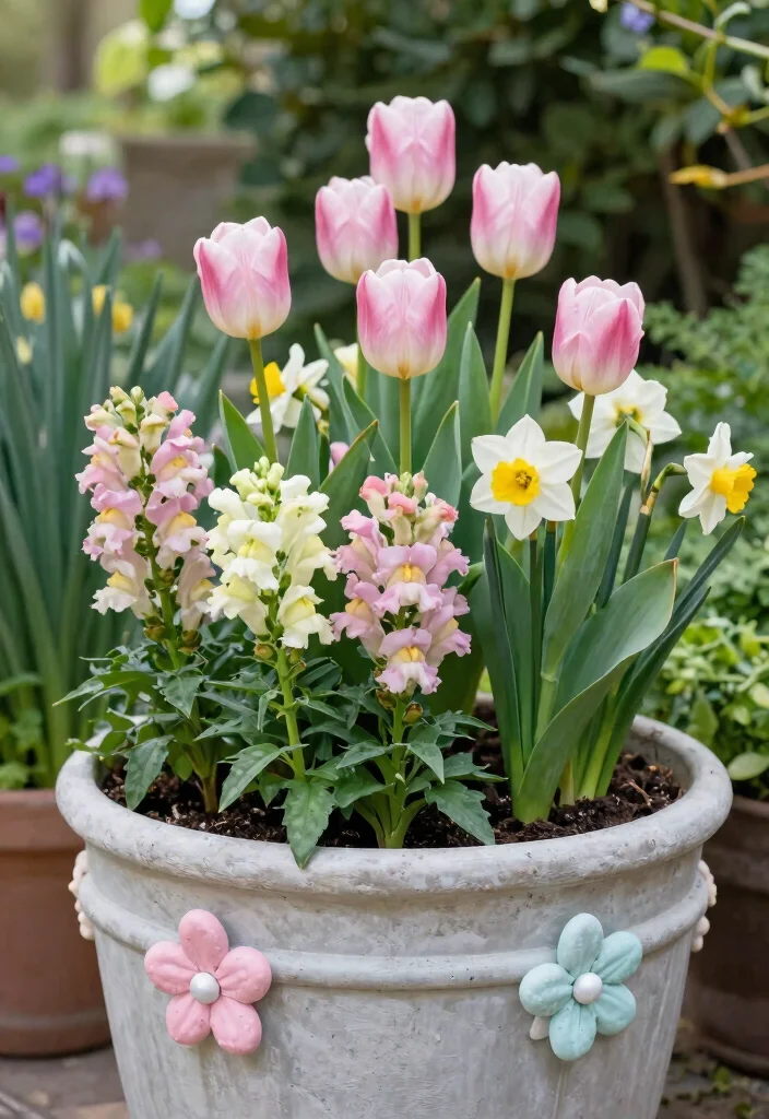 14 Snapdragon Planter Ideas for a Blooming Beautiful Display - 7. Seasonal Highlights 1
