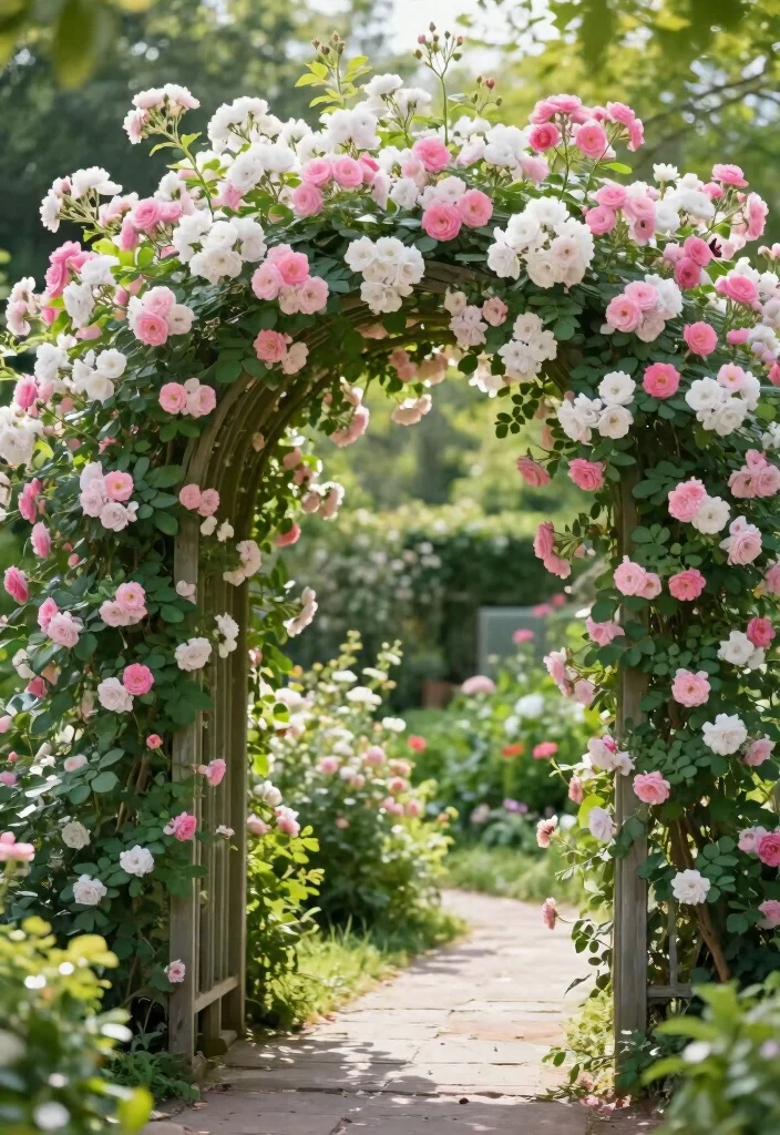 14 Trellis Fence Ideas That Add Charm & Privacy 16 14 Trellis Fence Ideas That Add Charm & Privacy - 6. Decorative Trellis with Climbing Roses 1