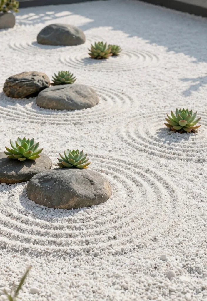 14 Zen Patio Ideas for a Calm & Minimal Outdoor Escape - 4. Simple Zen Gardens 1