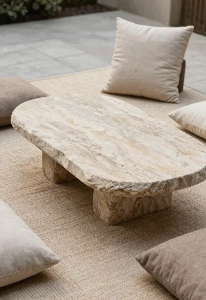 14 Zen Patio Ideas for a Calm & Minimal Outdoor Escape - 9. Organic Textures 1