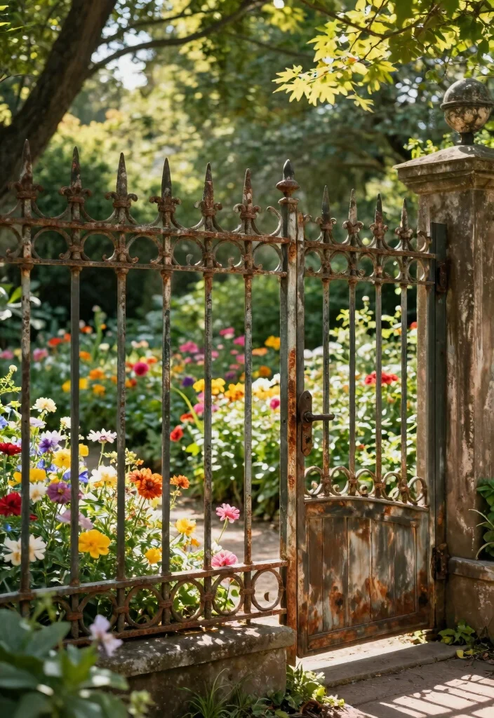 15 Backyard Fence 2026 Trending Ideas That Instantly Boost Privacy & Curb Appeal - 10. Vintage and Antique Fences 1