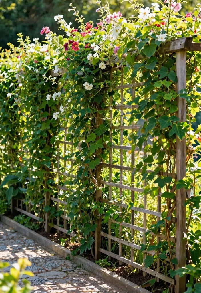 15 Backyard Fence 2026 Trending Ideas That Instantly Boost Privacy & Curb Appeal - 12. Garden Trellis Fences 1