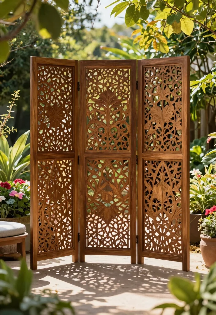 15 Backyard Fence 2026 Trending Ideas That Instantly Boost Privacy & Curb Appeal - 4. Decorative Privacy Screens 1