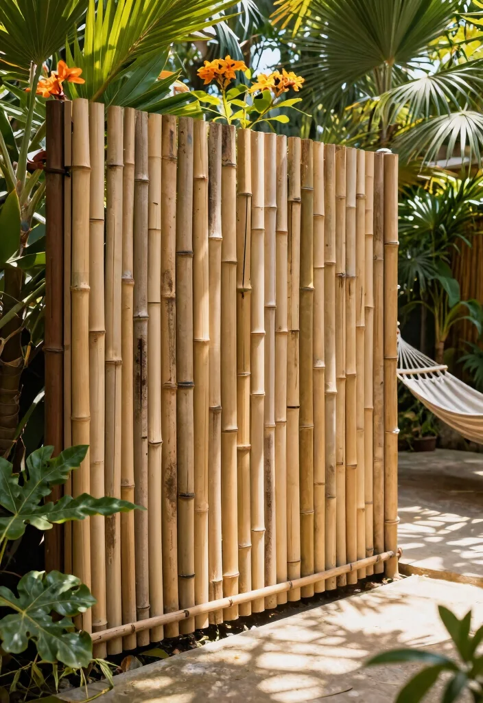 15 Backyard Fence 2026 Trending Ideas That Instantly Boost Privacy & Curb Appeal - 7. Bamboo Fences 1