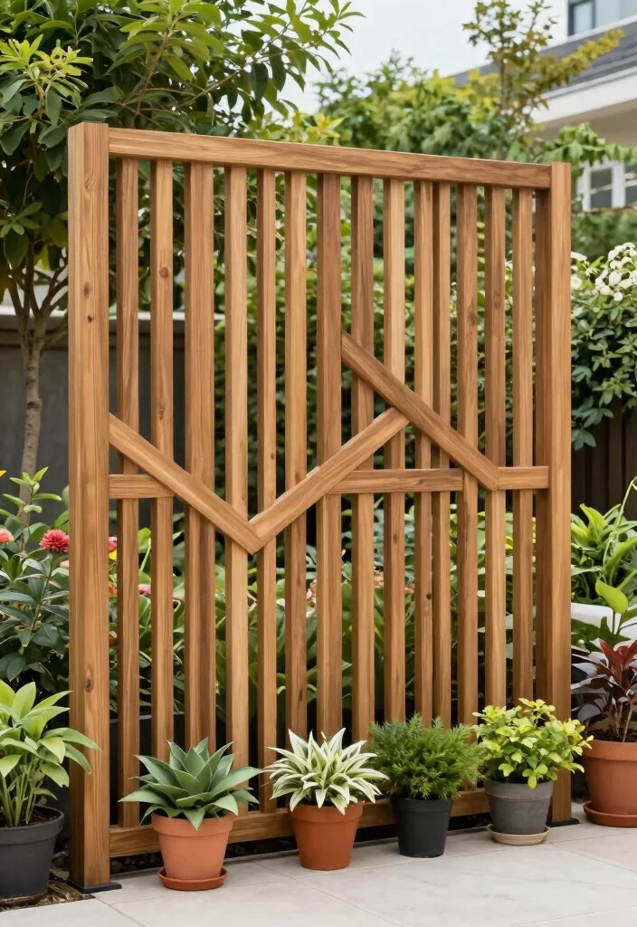 15 Block Fence Ideas That Feel Modern & Secure - 15. Modern Privacy Screens 1
