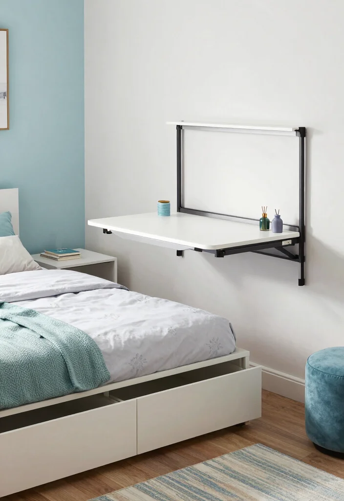 15 Cape Cod Bedroom Ideas With Sloped Ceiling Charm - 11. Multi-functional Furniture 1