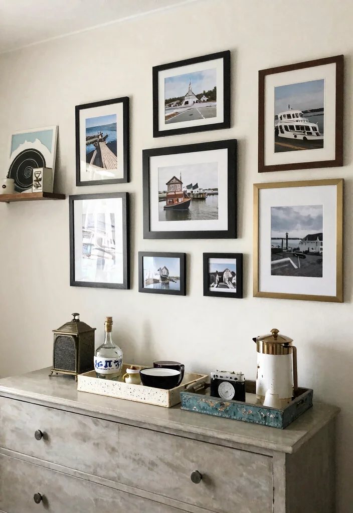 15 Cape Cod Bedroom Ideas With Sloped Ceiling Charm - 13. Personal Touches 1