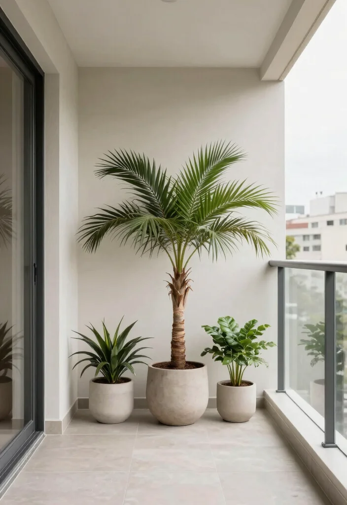 15 Cute Balcony Ideas That Make Small Spaces Feel Magical - 11. Minimalist Charm 1