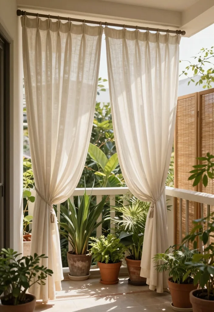 15 Cute Balcony Ideas That Make Small Spaces Feel Magical - 14. Privacy Enhancements 1