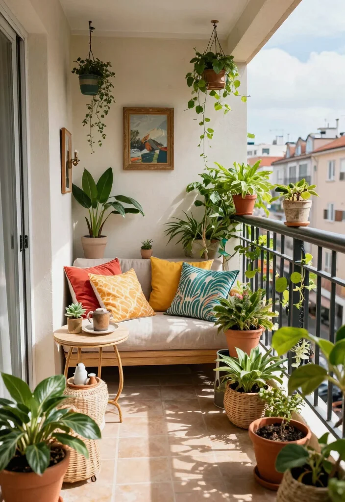15 Cute Balcony Ideas That Make Small Spaces Feel Magical - 15. Personal Touches 1