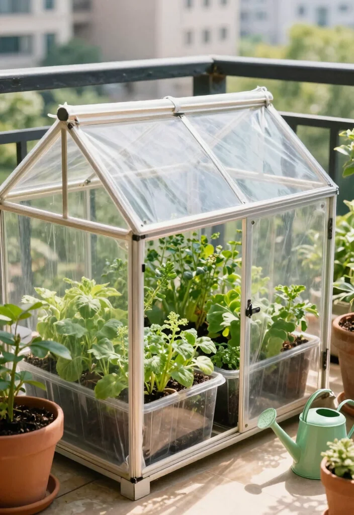 15 Cute Balcony Ideas That Make Small Spaces Feel Magical - 8. Greenhouse Vibes 1