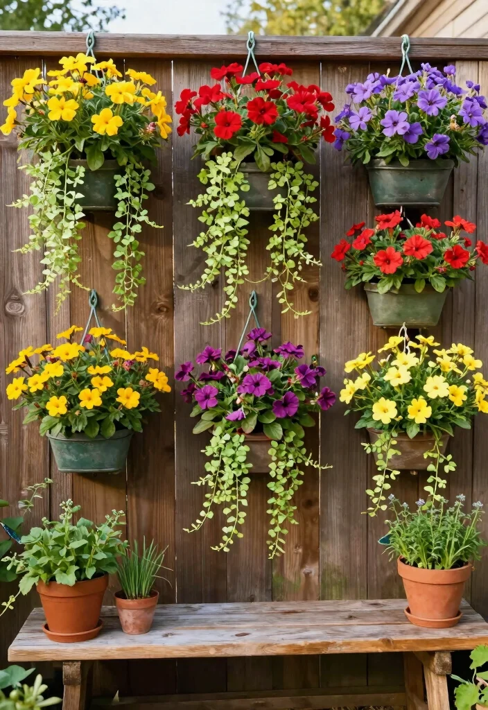 15 Deck Planter Ideas That Add Instant Color & Texture 1 15 Deck Planter Ideas That Add Instant Color & Texture - 1. Vertical Wall Planters 1