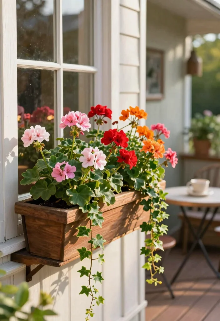 15 Deck Planter Ideas That Add Instant Color & Texture 48 15 Deck Planter Ideas That Add Instant Color & Texture - 8. Window Box Planters 1