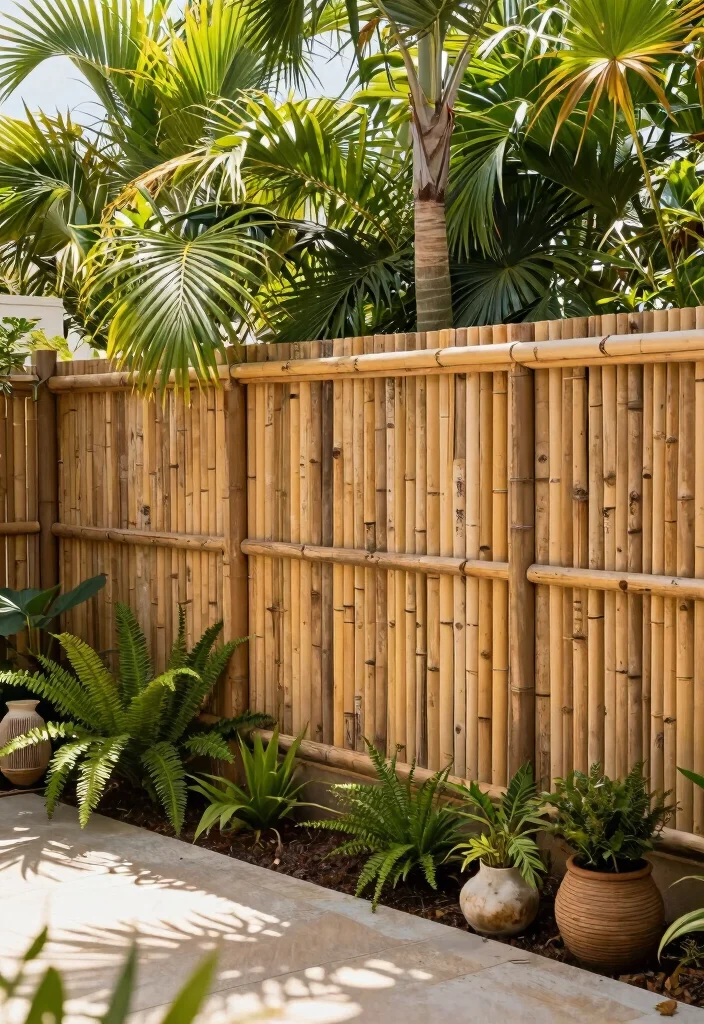 15 Front Fence Ideas That Instantly Upgrade Your Home's Exterior - 2. Bamboo Fencing 1