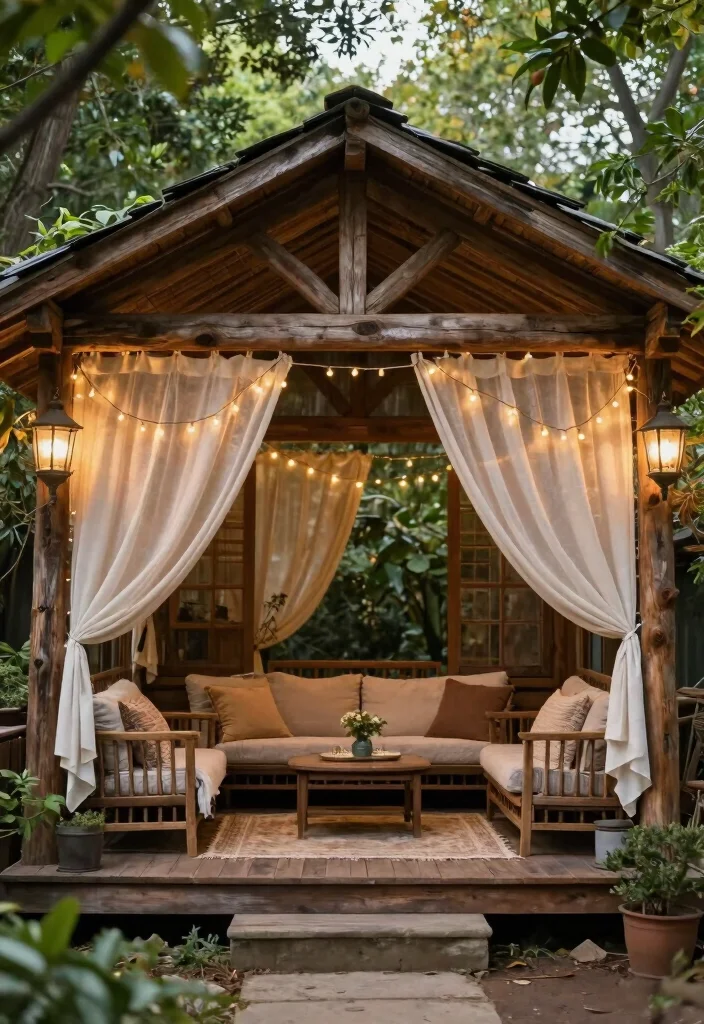 15 Front Porch Roof Ideas That Boost Curb Appeal Fast - 14. Canopy Structure with Eco-Friendly Materials 1