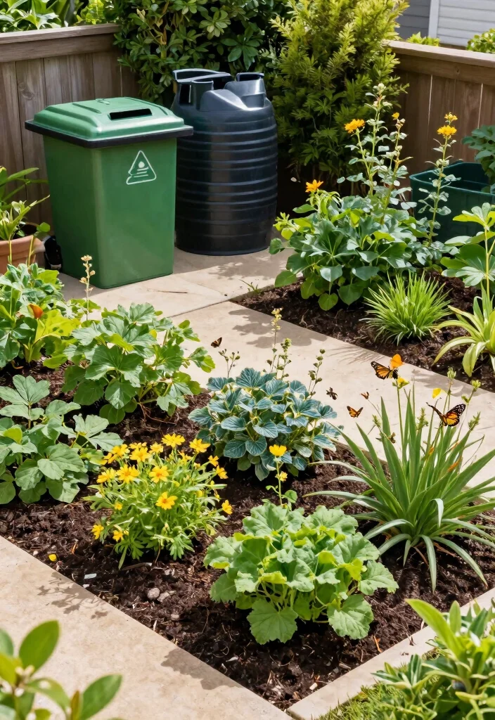 15 L Shaped Backyard Layout Ideas That Maximize Every Corner - 15. Eco-Friendly Practices for Sustainable Gardening 1