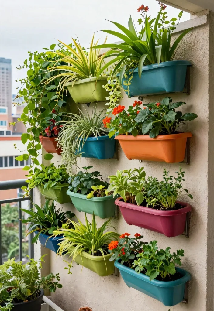15 Living Room Balcony Ideas That Blend Indoor & Outdoor Beauty - 1. Vertical Garden Wonders 1