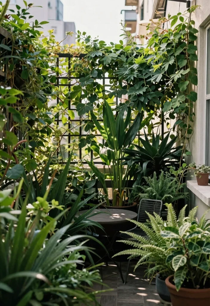 15 Living Room Balcony Ideas That Blend Indoor & Outdoor Beauty - 4. Green Privacy Screens 1