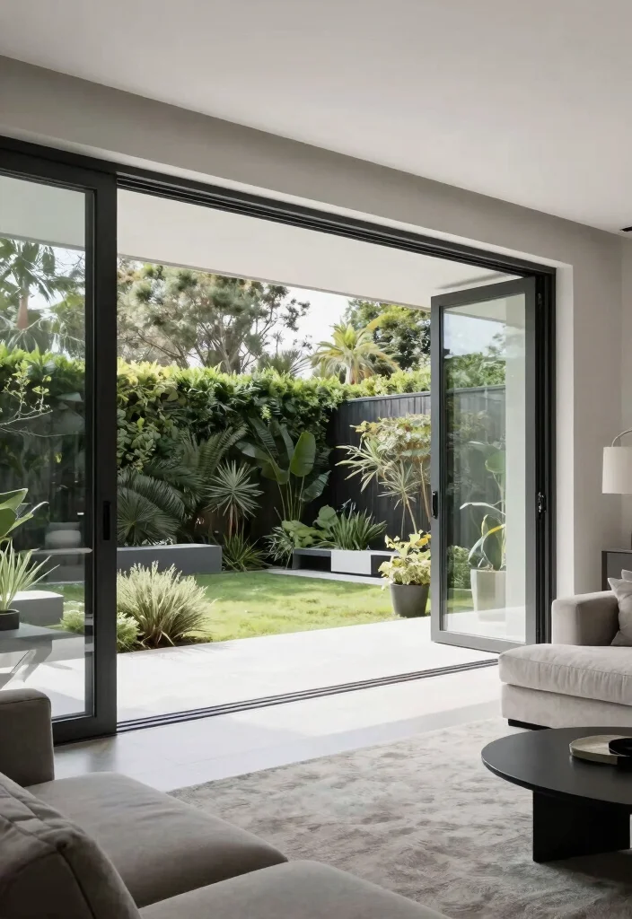 15 Patio Sliding Doors Ideas That Blur the Line Between Indoors & Out - 5. Contemporary Aluminum Sliding Doors 1