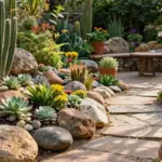 15 Rock Flower Beds With Potted Plants Garden Ideas for a Stunning Yard