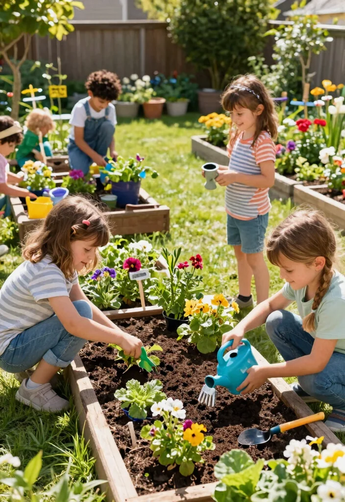 16 Backyard 2026 Trending Ideas for Kids That Turn Your Yard Into a Fun Adventure Zone - 10. Planting a Children's Garden 1