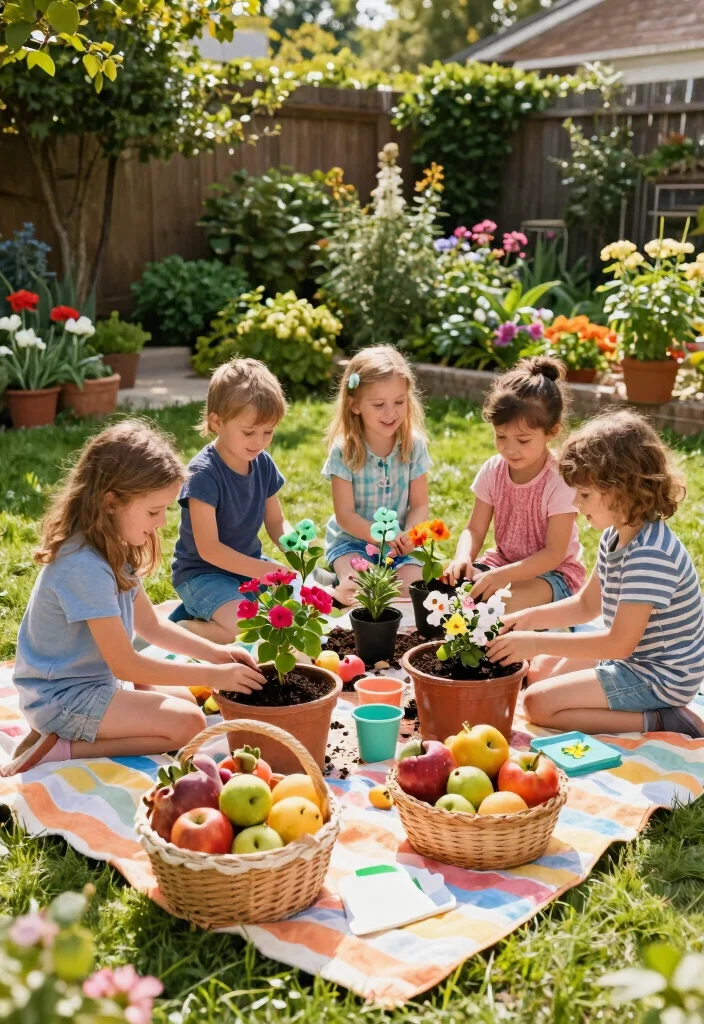 16 Backyard 2026 Trending Ideas for Kids That Turn Your Yard Into a Fun Adventure Zone - 14. Garden-Themed Playdates 1