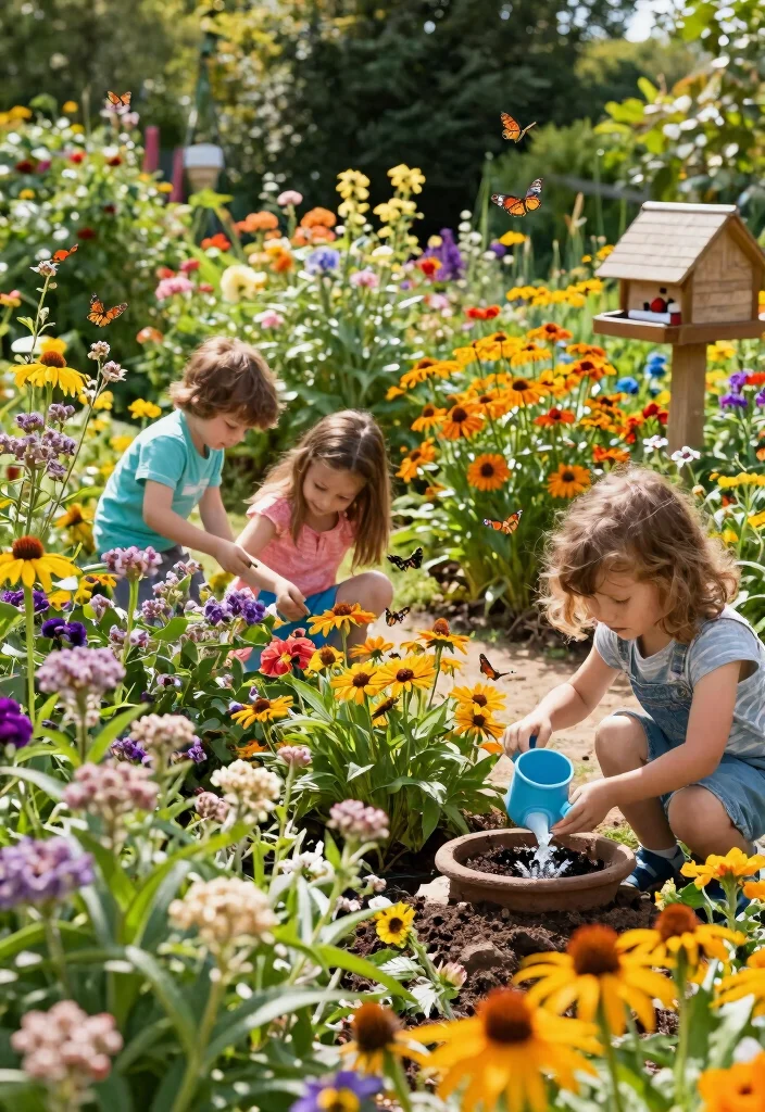 16 Backyard 2026 Trending Ideas for Kids That Turn Your Yard Into a Fun Adventure Zone - 15. Butterfly Garden Creation 1