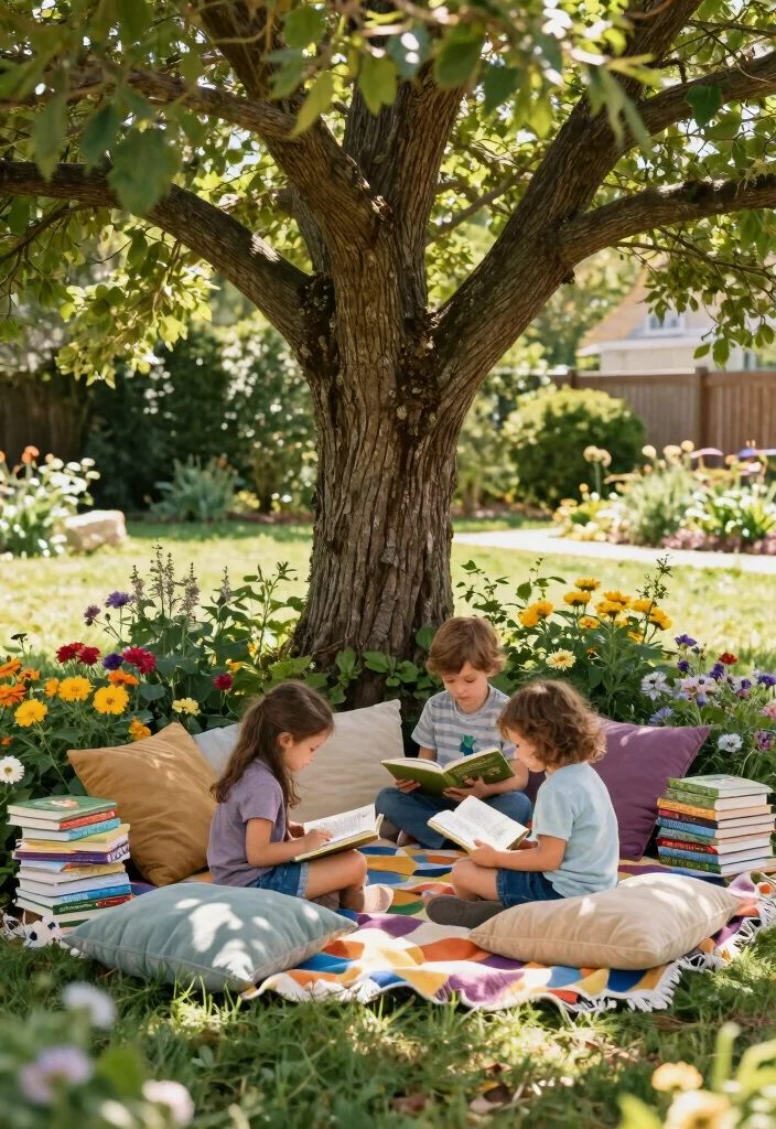 16 Backyard 2026 Trending Ideas for Kids That Turn Your Yard Into a Fun Adventure Zone - 8. Nature-Themed Story Corner 1