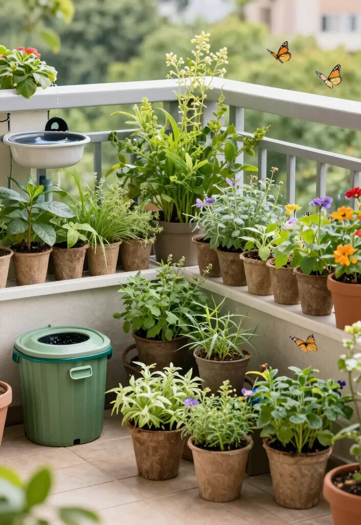 16 Balcony Ideas Aesthetic Lovers Will Obsess Over - 7. Sustainable Gardening: Eco-Friendly Practices 1
