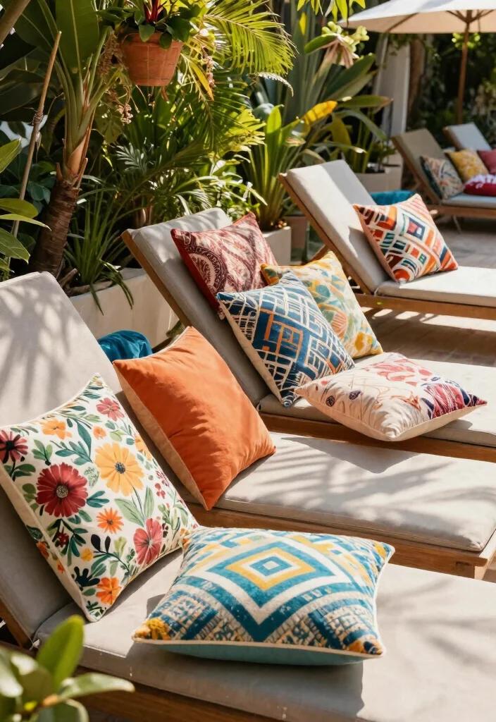 16 Deck Decorating 2026 Trending Ideas That Elevate Your Backyard Instantly - 4. Upcycled Throw Pillows 1