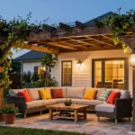 16 Patio Pergola Ideas Attached to House for Stylish Shade