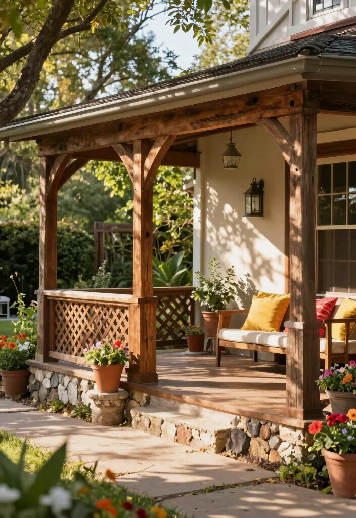 16 Porch Skirting Ideas That Hide the Base Beautifully - 5. Metal Skirting 1