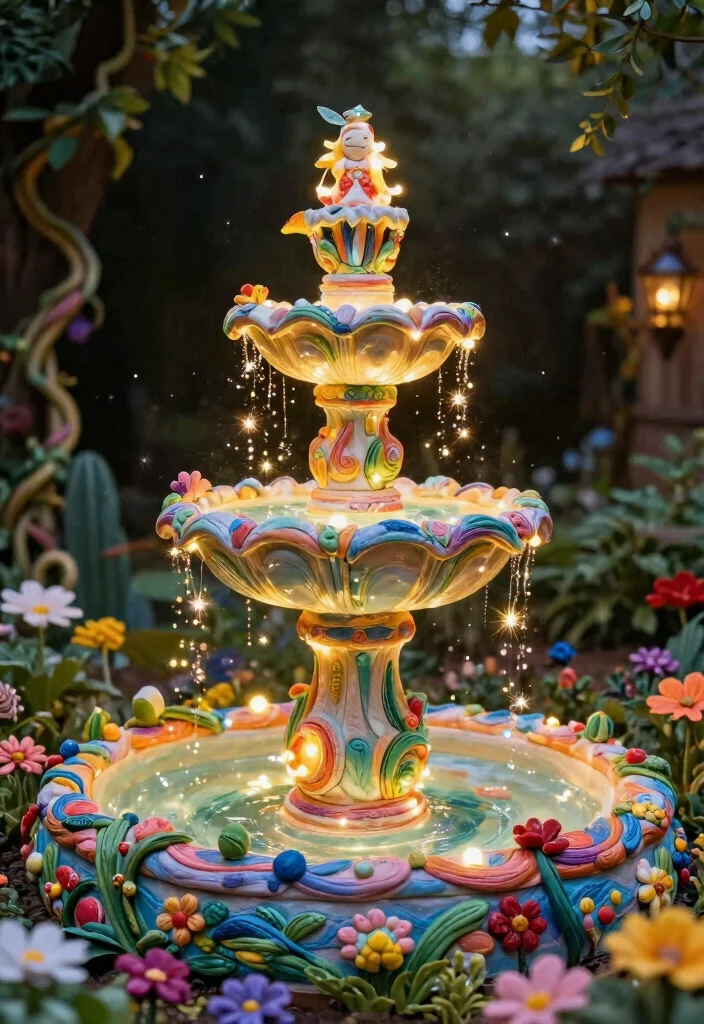16 Water Fountain Minecraft Ideas That Look Totally Epic - 6. Fairy Tale Fountain 1