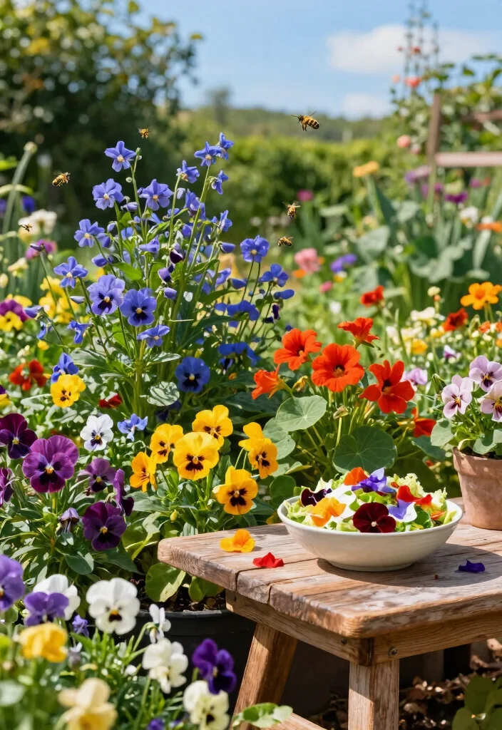 17 Backyard Landscape Ideas That Completely Transform Your Outdoor Space 1 17 Backyard Landscape Ideas That Completely Transform Your Outdoor Space - 1. Edible Flower Gardens 1