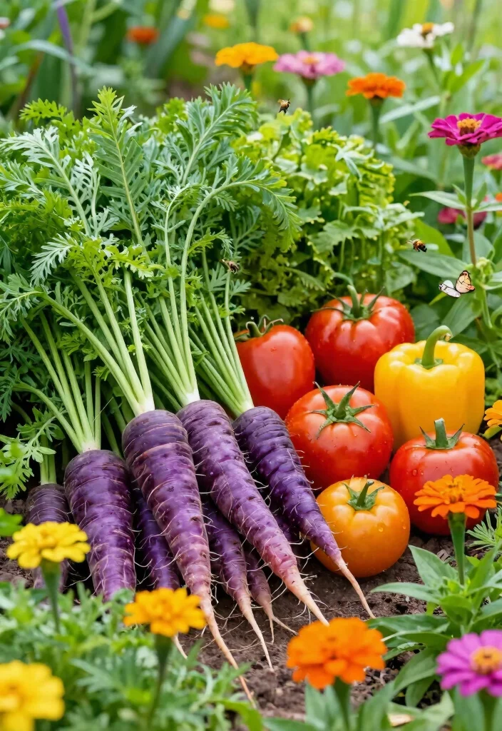 17 Backyard Landscape Ideas That Completely Transform Your Outdoor Space 41 17 Backyard Landscape Ideas That Completely Transform Your Outdoor Space - 11. Colorful Vegetable Gardens 1