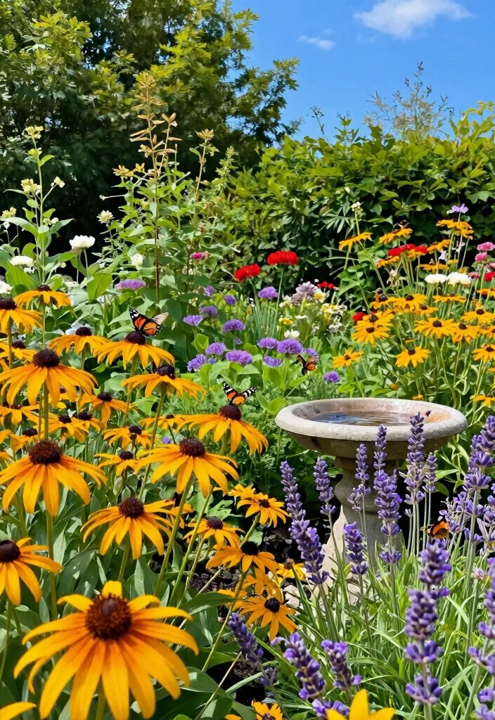 17 Backyard Landscape Ideas That Completely Transform Your Outdoor Space 15 17 Backyard Landscape Ideas That Completely Transform Your Outdoor Space - 5. Pollinator Gardens 1