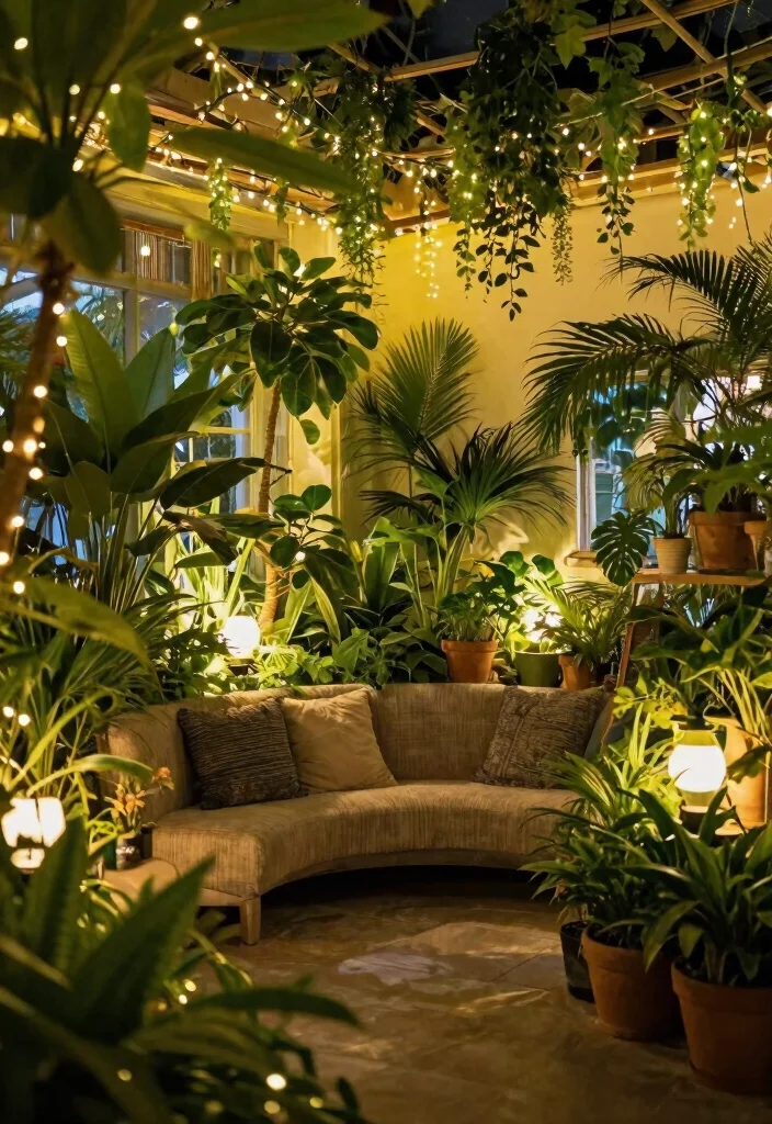 17 False Ceiling Lighting Ideas That Create a Stunning Glow Up - 13. Fairy Lights for Whimsical Charm 1